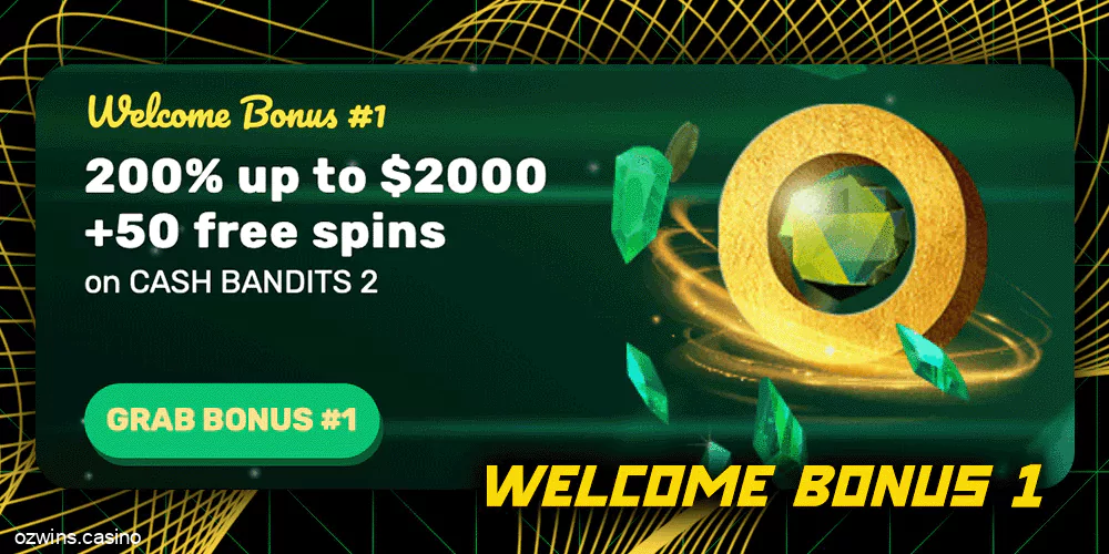 First Ozwin Welcome Bonus